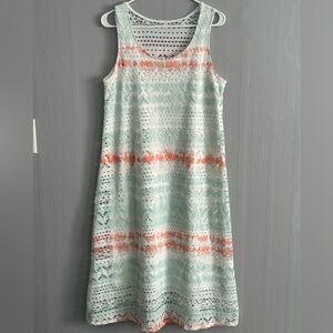 Woman’s Cloth & Portrait Crochet Summer Dress